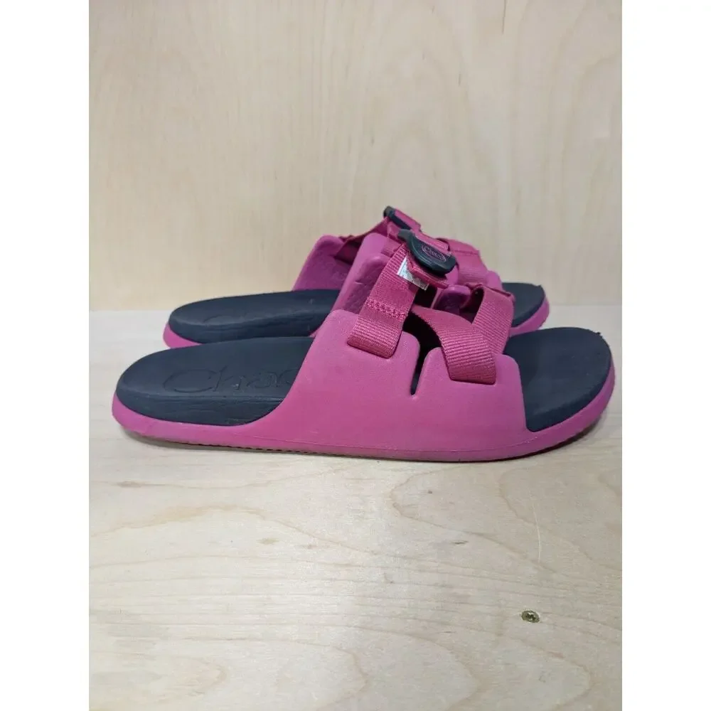 Chaco Chillos Kids Youth Girls Size 6 Sandals Slides Pink Performance Buckle